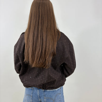 Stijn bomber donkerbruin