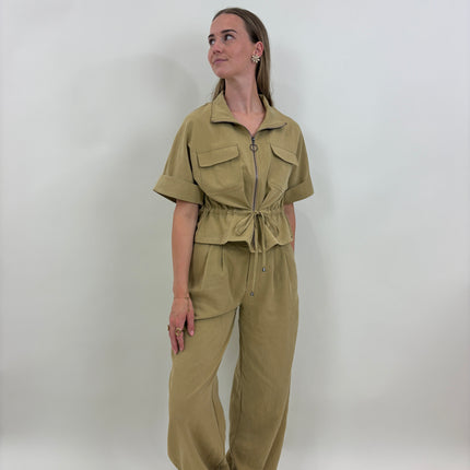 Iris co-ord jasje groen