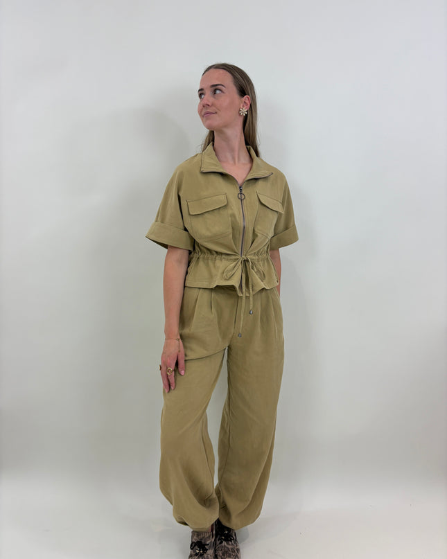 Iris co-ord jasje groen