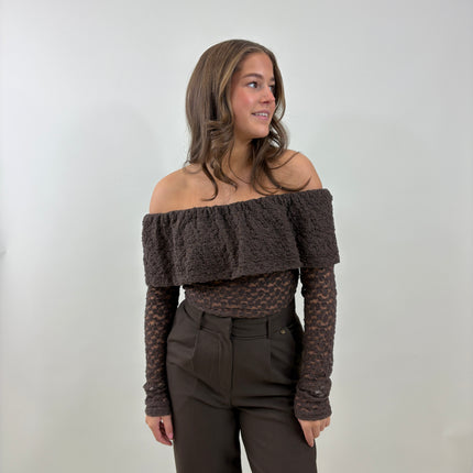 Eva off-shoulder | bruin