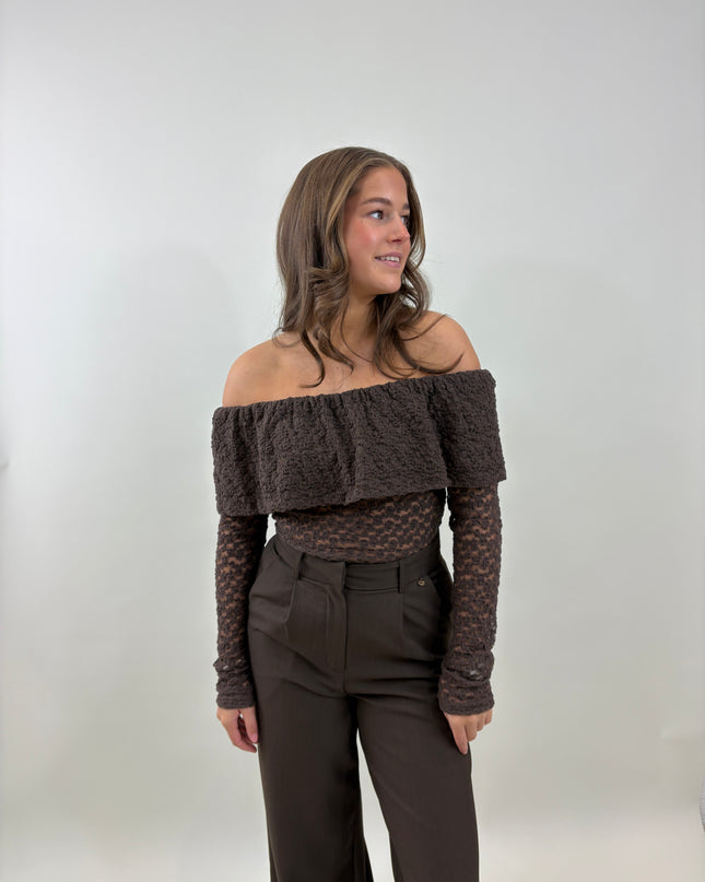 Eva off-shoulder | bruin