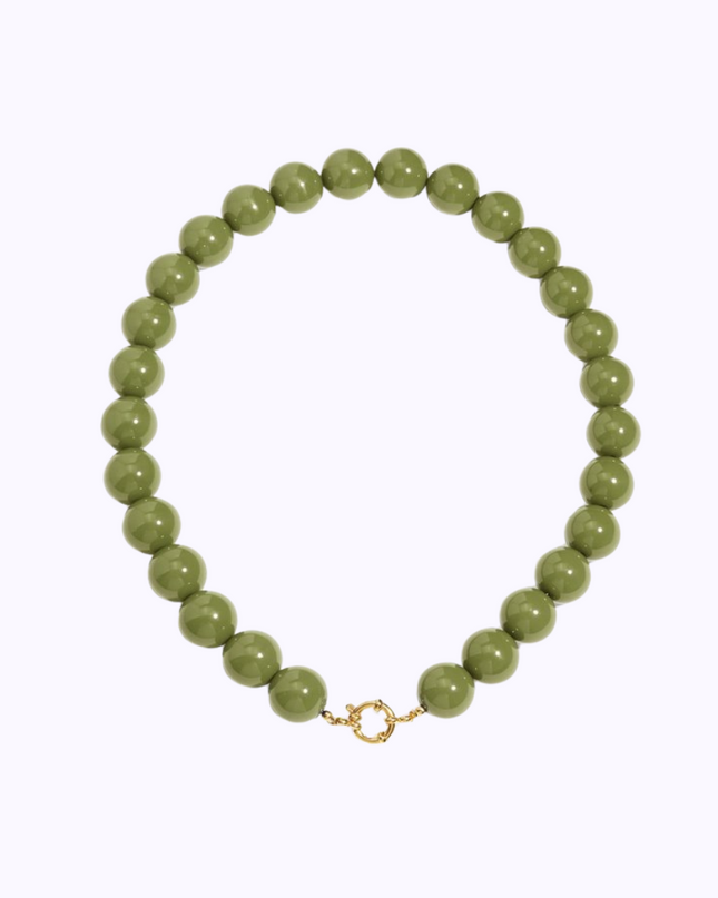 Parelketting groot, Olive