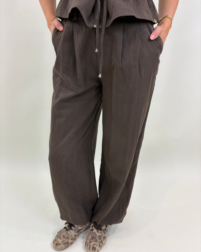 Iris co-ord pantalon bruin