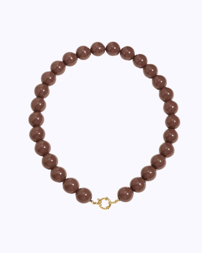 Parelketting groot, Bruin
