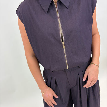 Elodie gilet plume