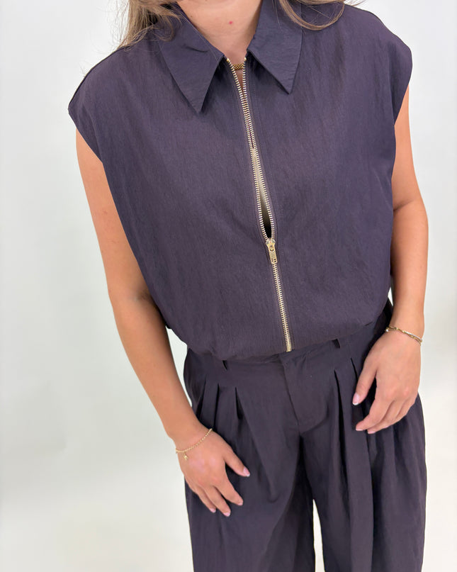 Elodie gilet plume