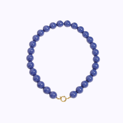 Parelketting groot, Blauw