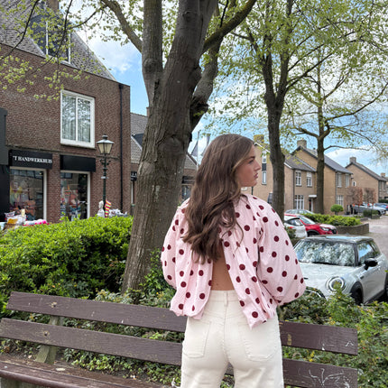  - Sabrina blouse roze - Your Style Fashion