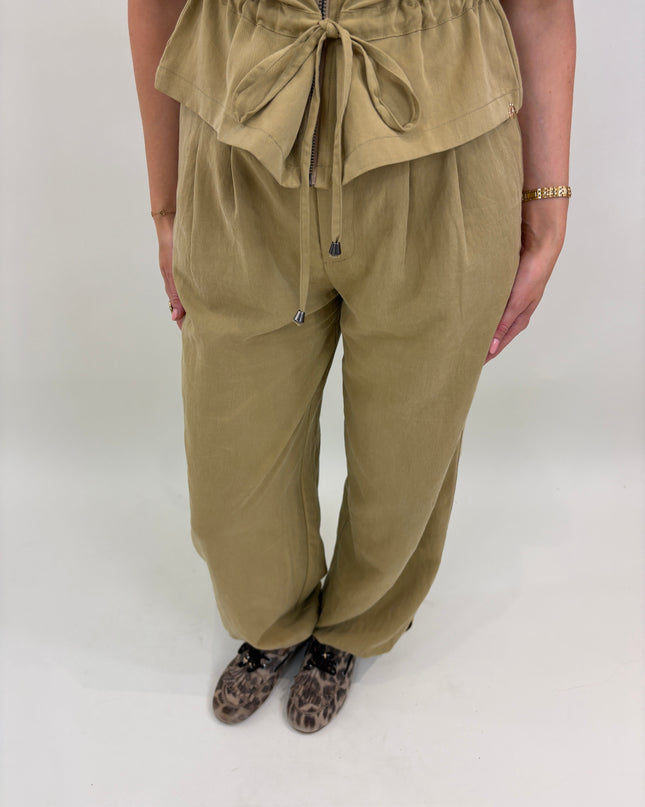 Iris co-ord pantalon groen