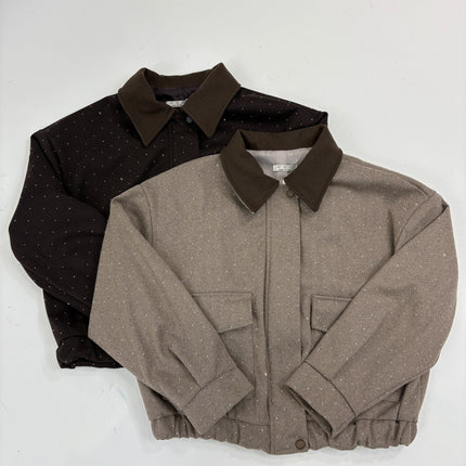 Stijn bomber lichtbruin