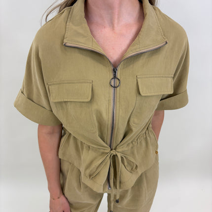 Iris co-ord jasje groen