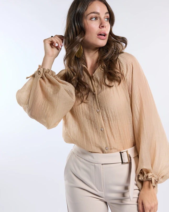  - Belladonna Blouse Camel | Freebird - Your Style Fashion