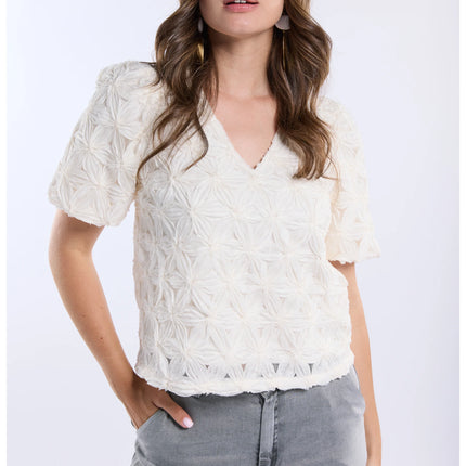  - Boa Top Off-white | Freebird - Your Style Fashion