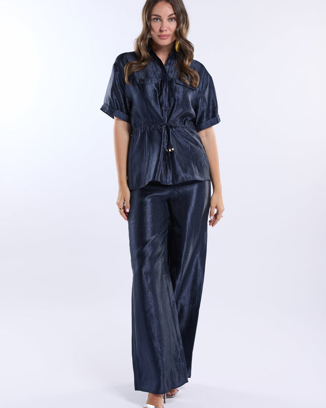  - Panthea Pants Navy Blue | Freebird - Your Style Fashion