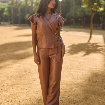  - Lolani Pants Wide Copper | Freebird - Your Style Fashion