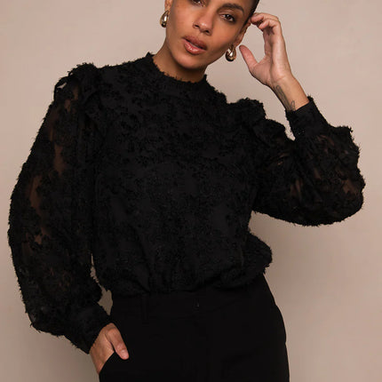 Bambie Blouse Zwart | Freebird