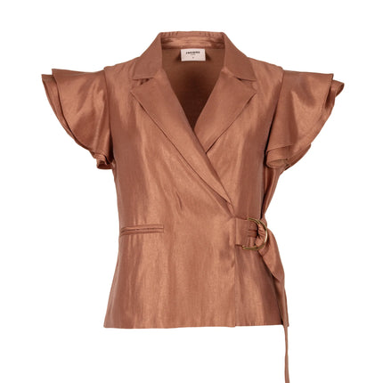  - Brightly Blouse Copper | Freebird - Your Style Fashion