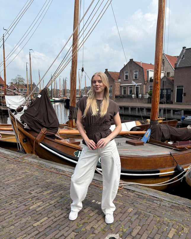 - Leah top bruin - Your Style Fashion