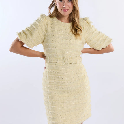  - Danique SS Dress Butter Yellow | Freebird - Your Style Fashion