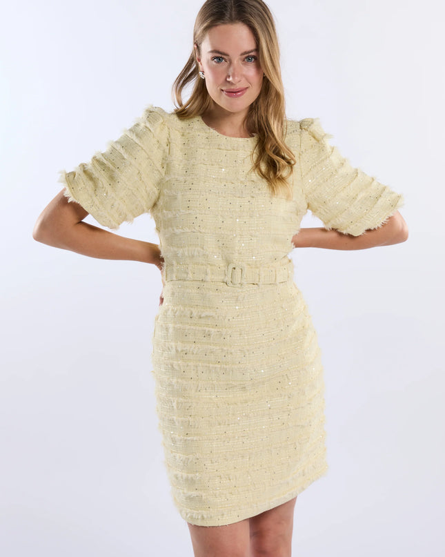  - Danique SS Dress Butter Yellow | Freebird - Your Style Fashion