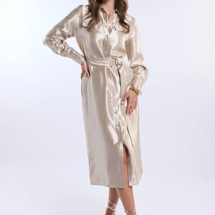  - Doralee Dress Champagne | Freebird - Your Style Fashion