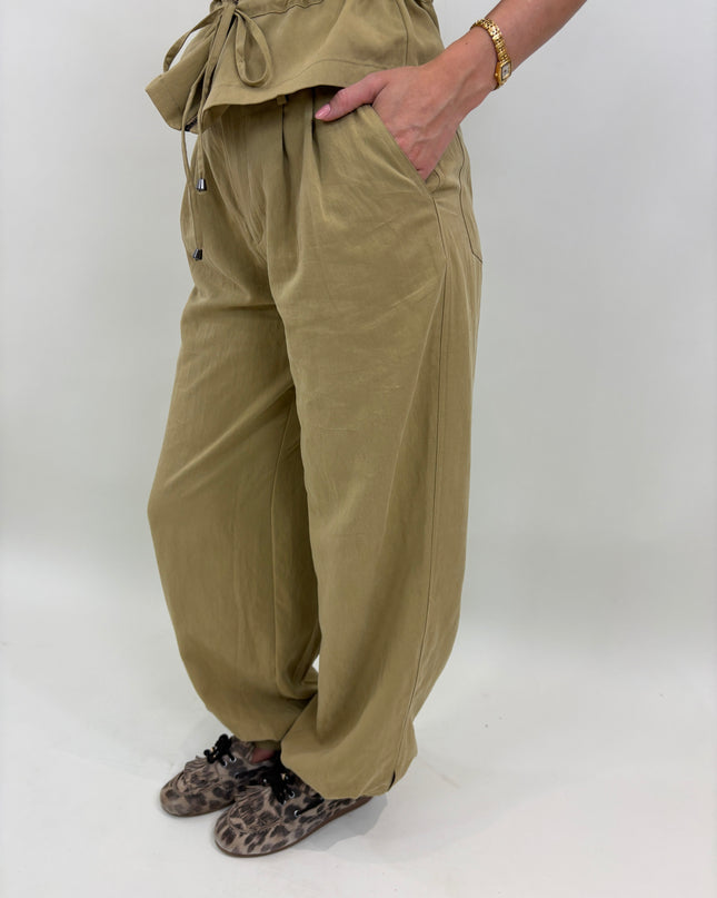 Iris co-ord pantalon groen