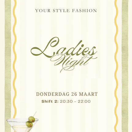  - Donderdag 26 maart | Shift 2 - Your Style Fashion