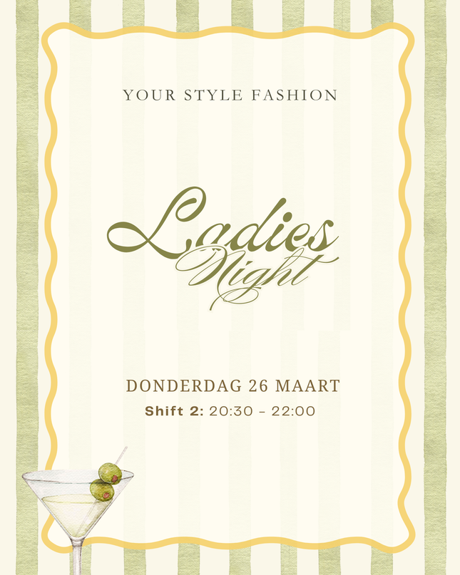  - Donderdag 26 maart | Shift 2 - Your Style Fashion