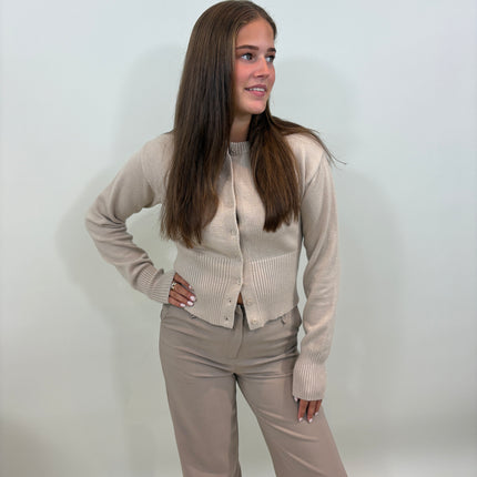 Leah top beige