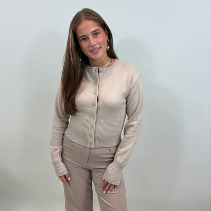 Leah top beige