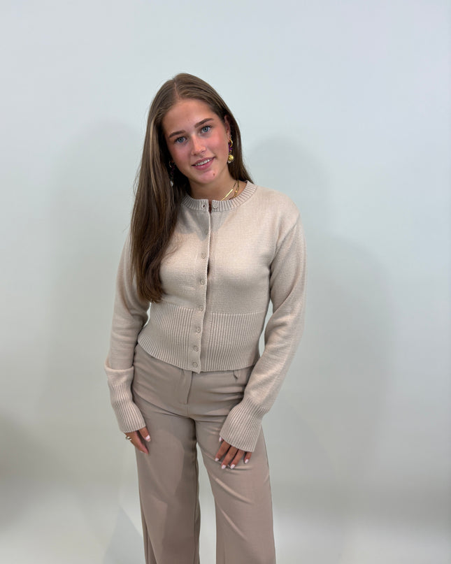 Leah top beige