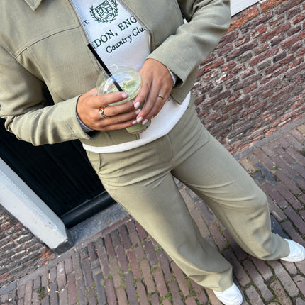 Zoë pantalon olijf