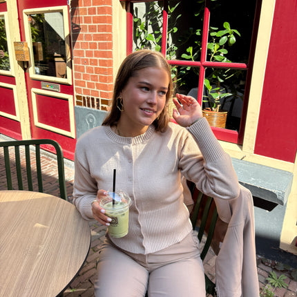 Leah top beige