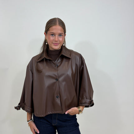 Cape jacket donkerbruin