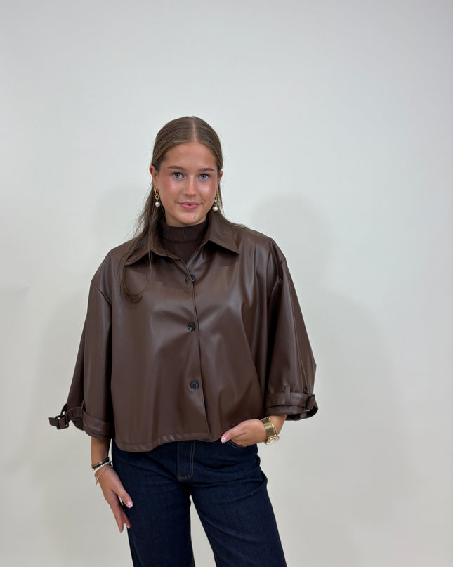 Cape jacket donkerbruin