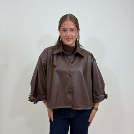Cape jacket donkerbruin
