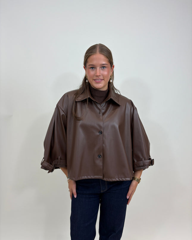 Cape jacket donkerbruin
