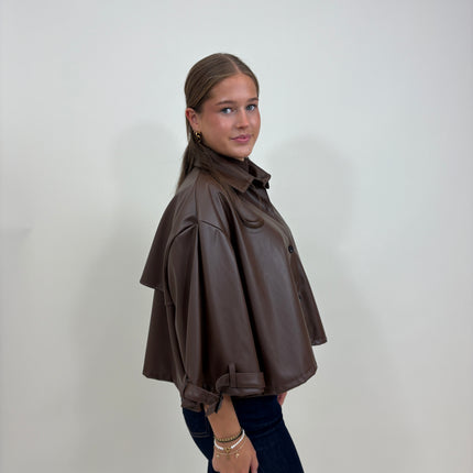 Cape jacket donkerbruin