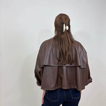 Cape jacket donkerbruin