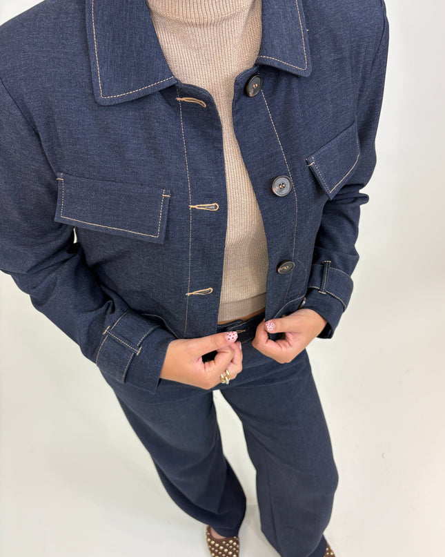 Spijkerjas | co-ord