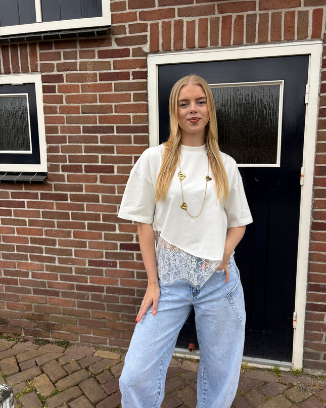  - Dana lace top wit - Your Style Fashion
