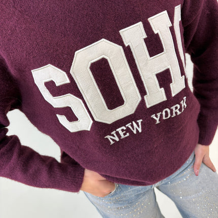 SOHO trui bordeaux