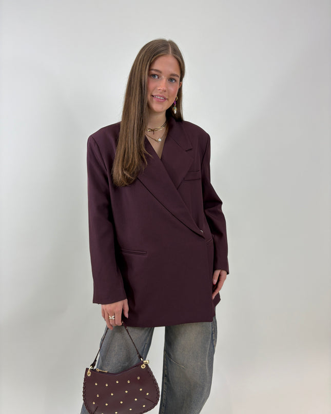 Maud blazer bordeaux