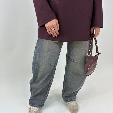 Balloon jeans blauw | Queen Hearts