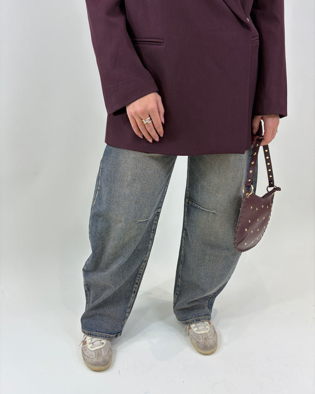 Balloon jeans blauw | Queen Hearts