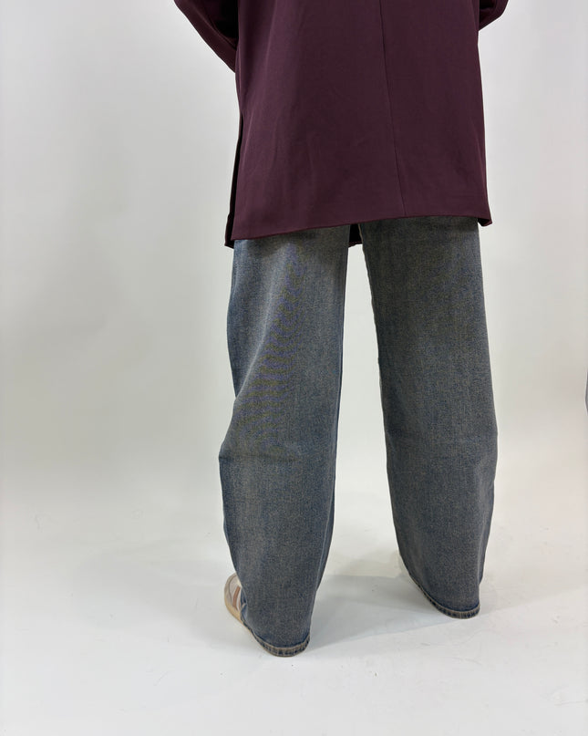 Balloon jeans blauw | Queen Hearts