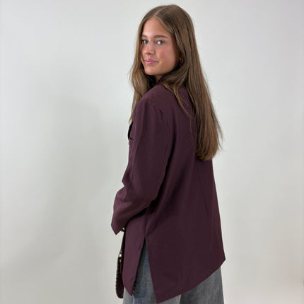 Maud blazer bordeaux