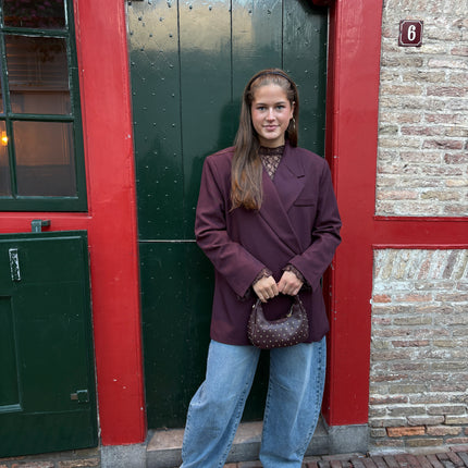 Maud blazer bordeaux