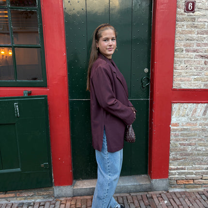 Maud blazer bordeaux