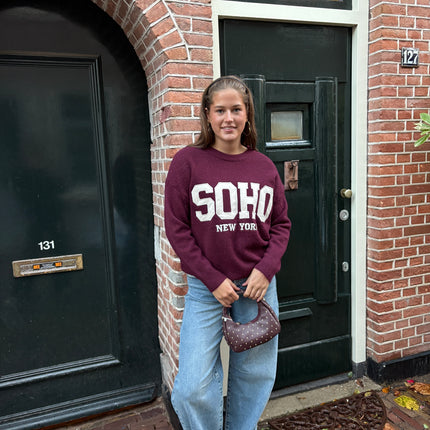 SOHO trui bordeaux